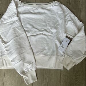 White Crewneck Sweatshirt